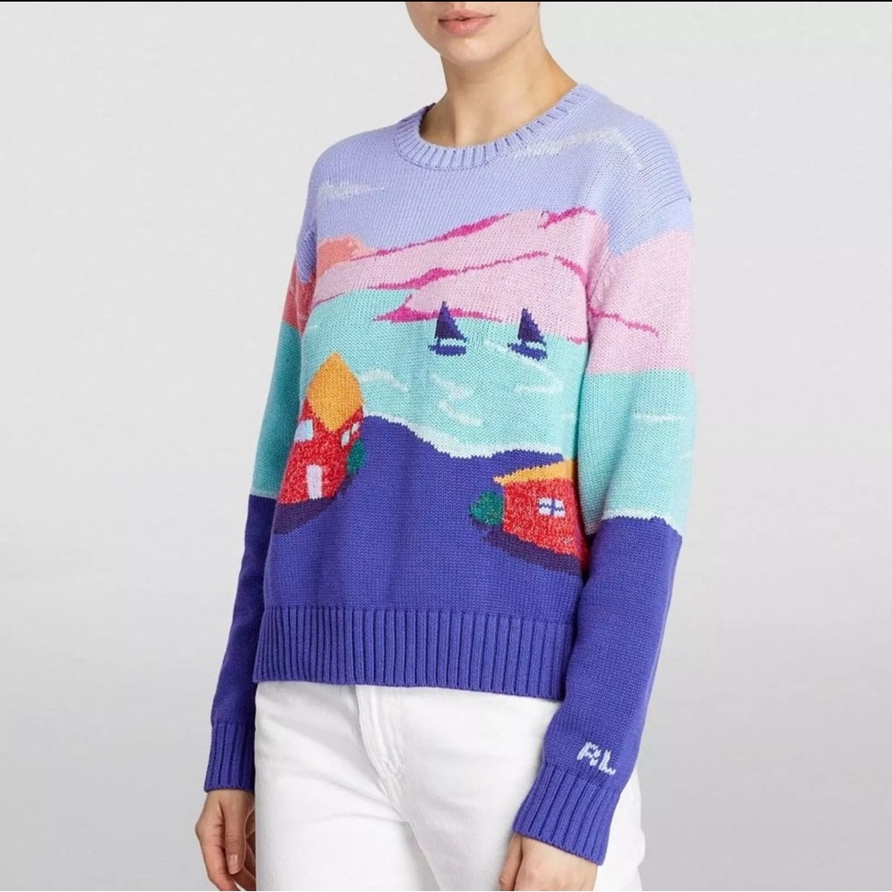 Polo Ralph Lauren scenic sweater brand new size medium women
